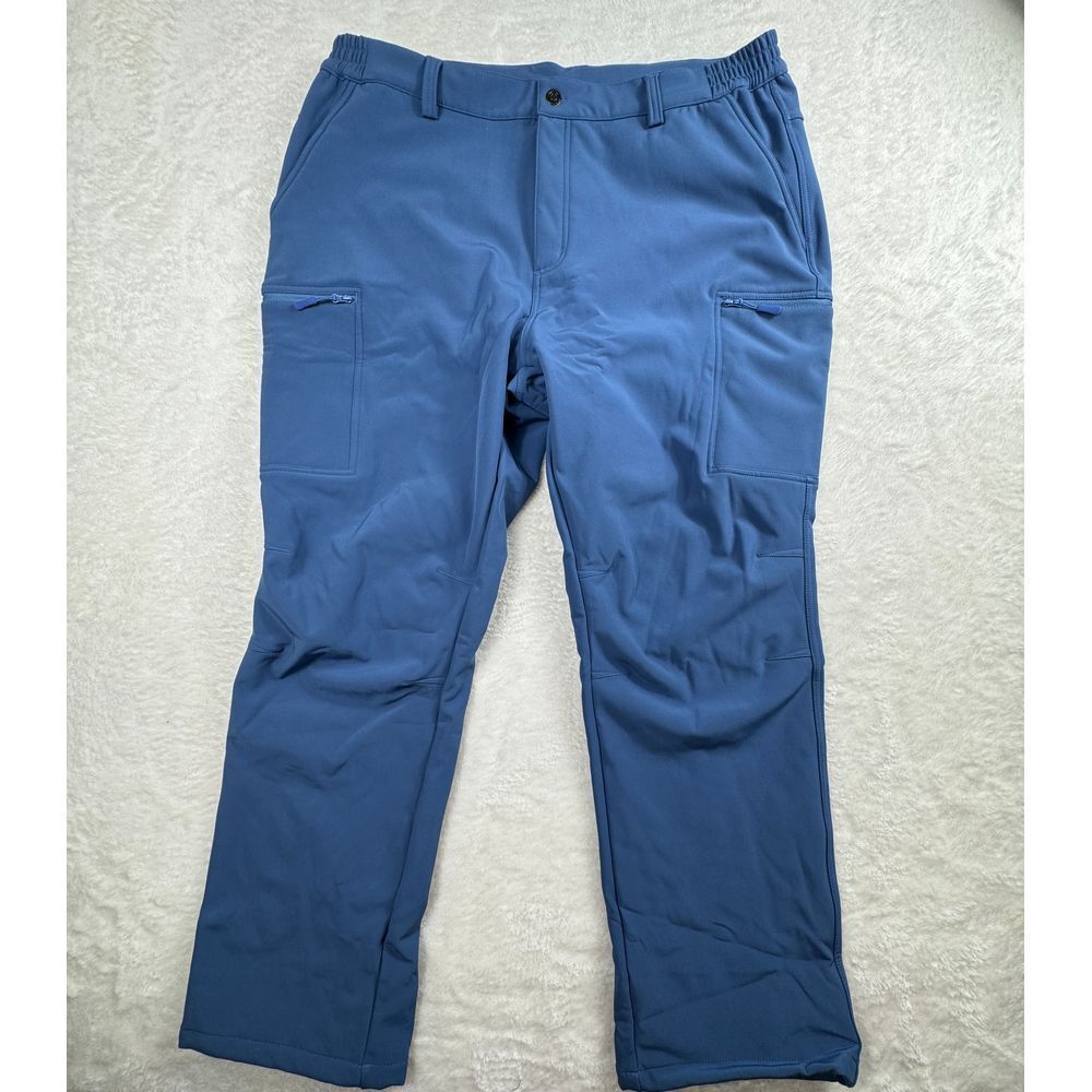 TacVasen Mens Hiking Fishing Outdoor Water-Resistant 5 Pocket Fleece Lined‎  40